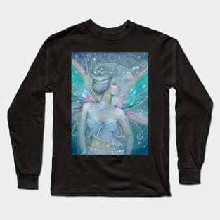 Starry Night Fairy Mystical Fantasy Art Molly Harrison Long Sleeve T-Shirt